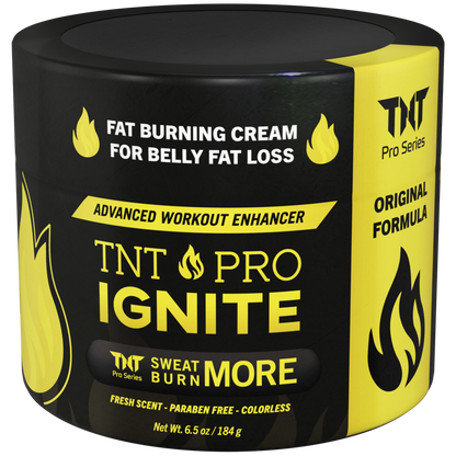 Fat Burning Cream for Belly – TNT Pro Ignite Sweat Cream for Men and Women – Thermogenic Weight Loss Workout Enhancer - TNT Pro Series