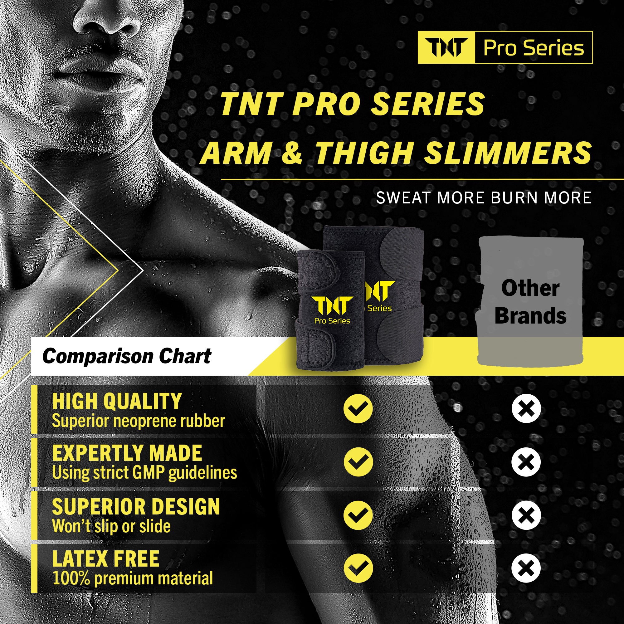 Gold's gym upper arm online and thigh slimmer kit