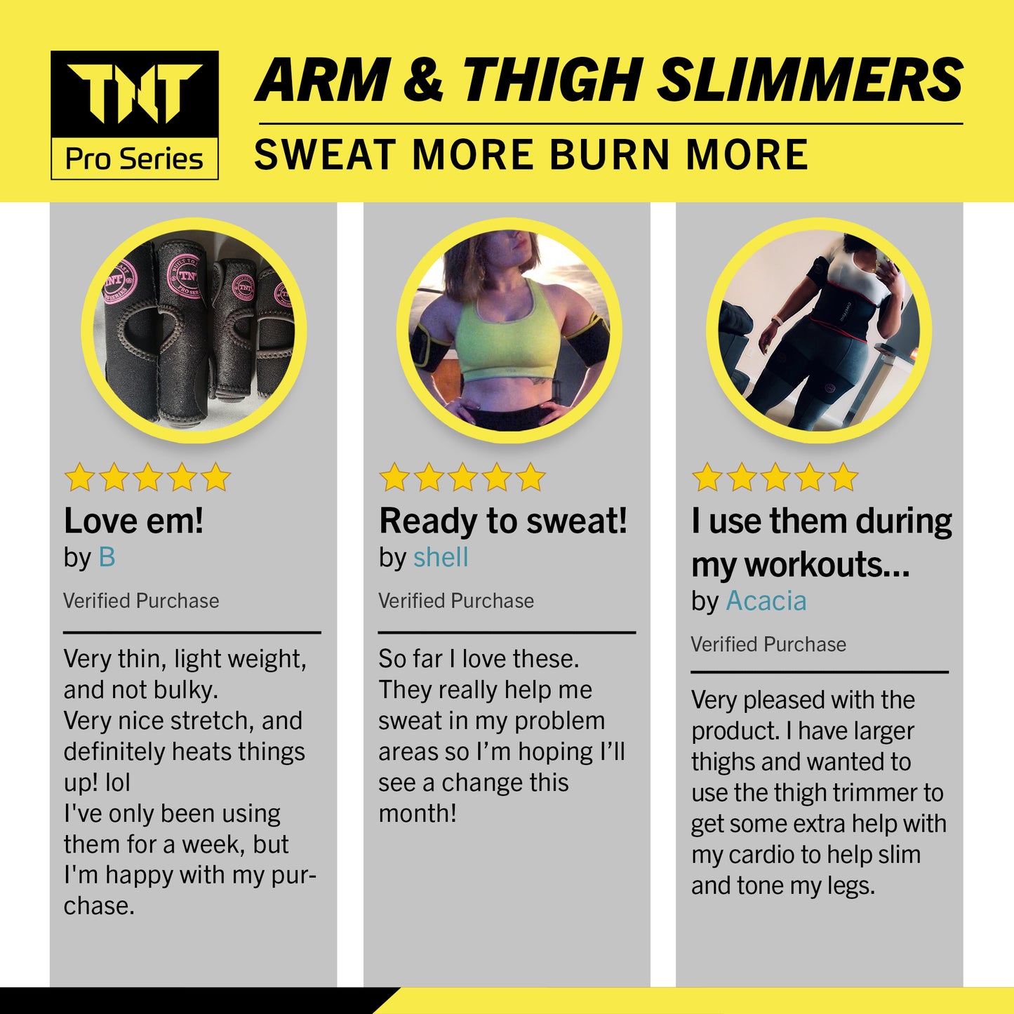 Arm & Thigh Slimmers - TNT Pro Series