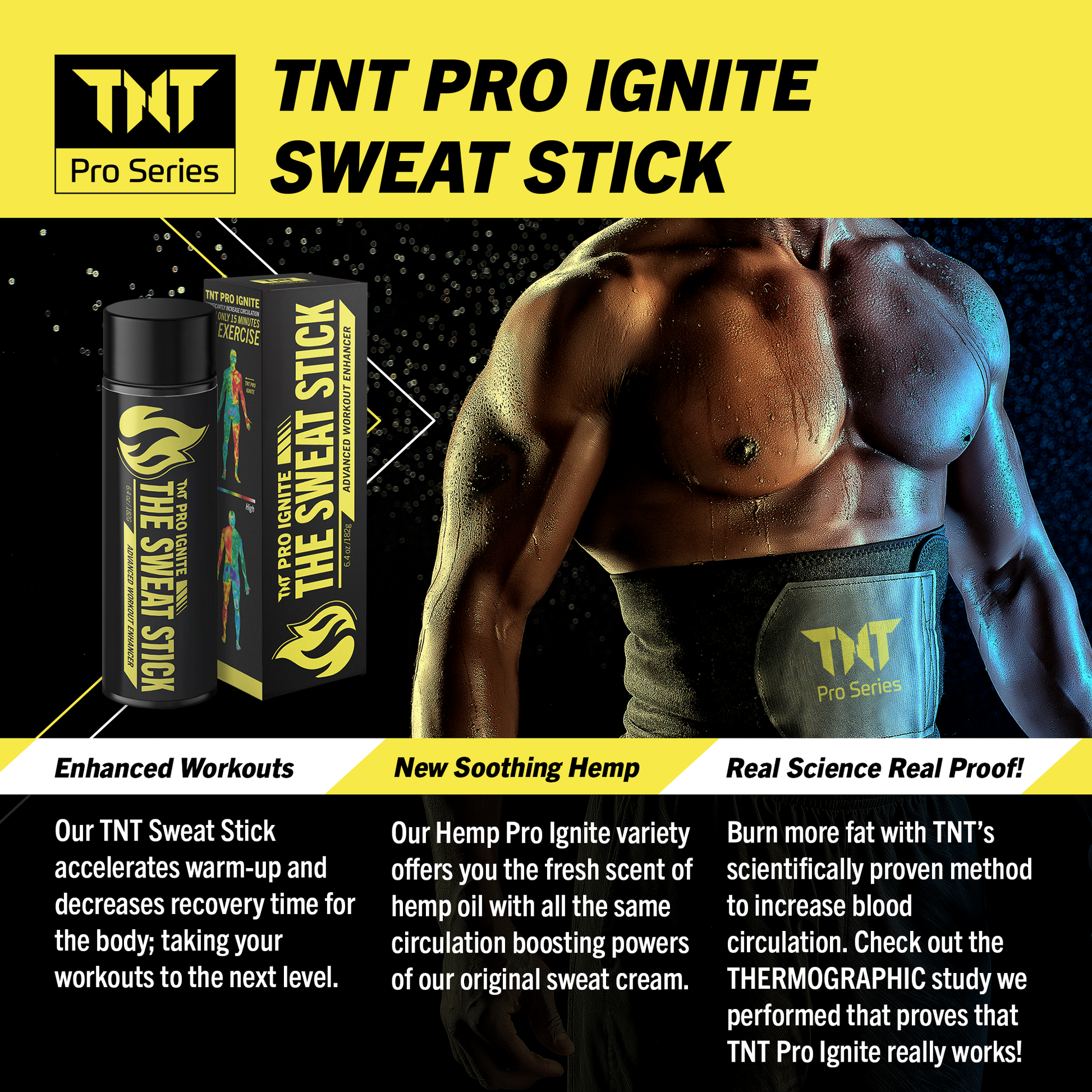 TNT Pro Ignite Sweat Stick Original TNT Pro Series