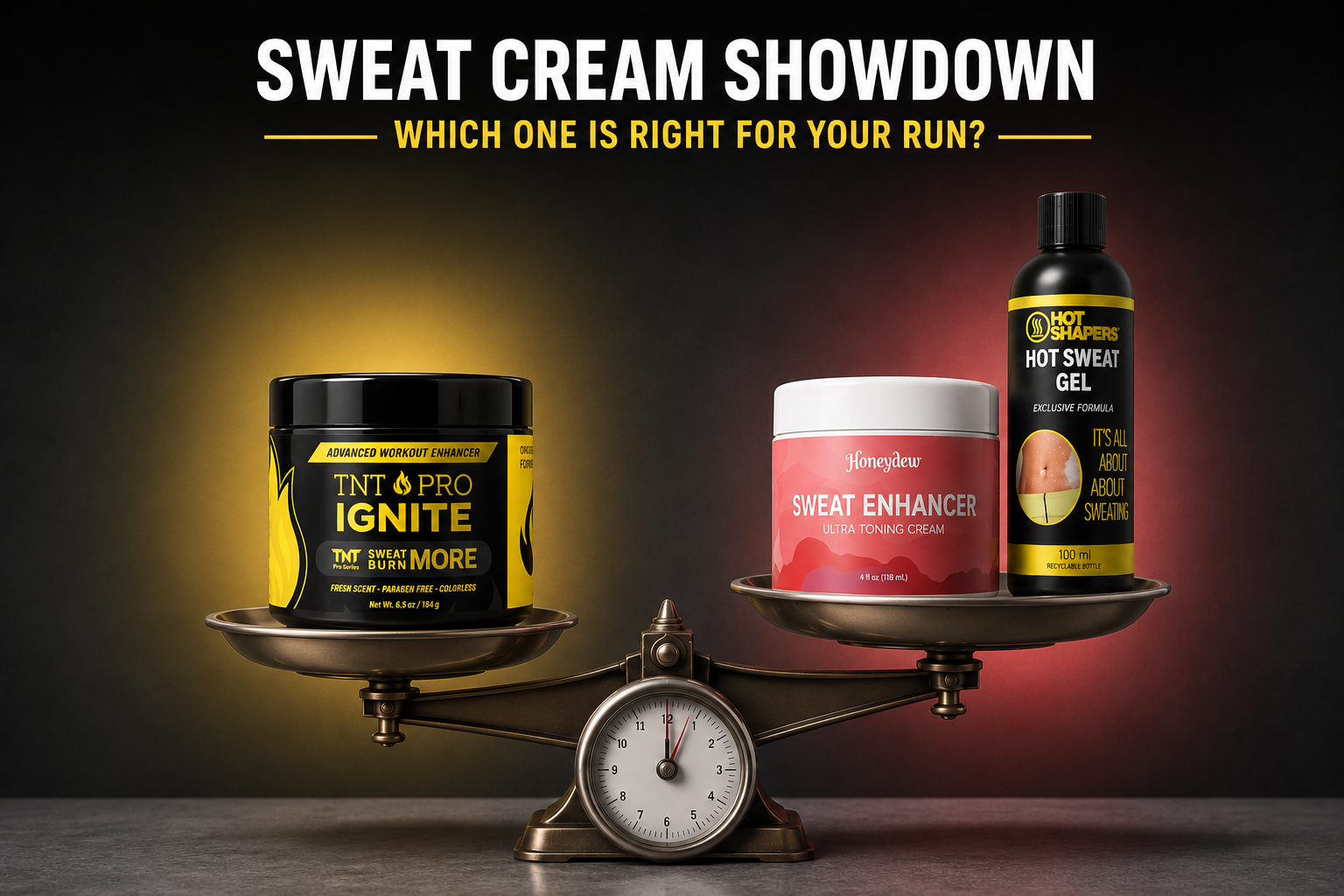 Sweat Cream Showdown — TNT Pro Series vs Sweet Sweat and other leading brands